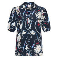 HV Society Blouse Vanessa Navy